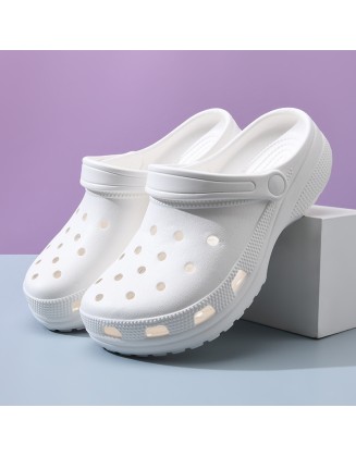 Cave shoes women heightening thick bottom wear-resistant non-slip outside wear breathable not stinky feet beach sandals drags