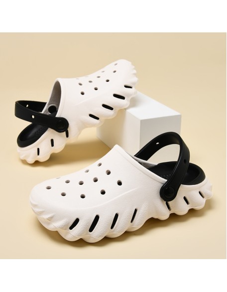 Cave shoes women thick bottom non-slip outside couples sandals beach wearable not stinky feet sandals drags