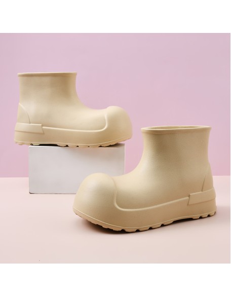 New rain boots female summer waterproof non-slip low tube thick bottom rain shoes