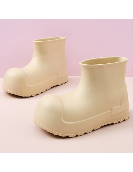 New rain boots female summer waterproof non-slip low tube thick bottom rain shoes