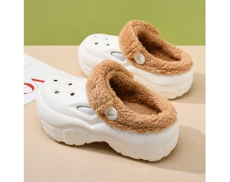 Cave cotton mop women thick bottom heightening padded thickening warm cotton shoes