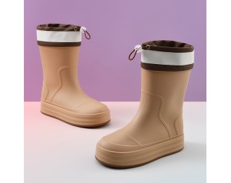 Thick bottom rain boots women four seasons waterproof non-slip heightened lightweight rain shoes