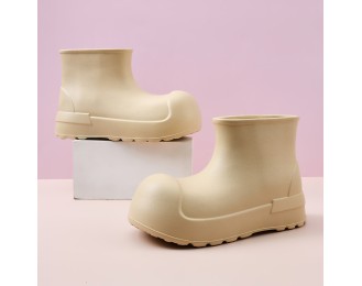 New rain boots female summer waterproof non-slip low tube thick bottom rain shoes